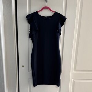 Tommy Hilfiger navy dress size 14 in excellent used condition